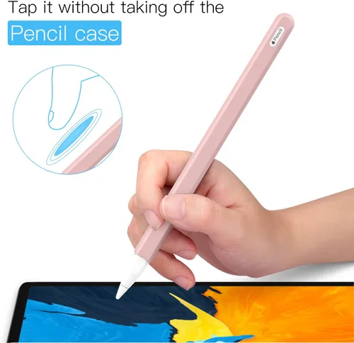 Vista 7 de MoKo Funda protectora de silicona para Apple Pencil de 2ª generación, funda protectora de silicona para Apple Pencil de 2ª generación y cubierta