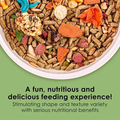 Vista 2 de Alimento para conejillo de Indias "Fiesta" de Kaytee, Tonos café