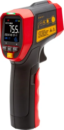 Vista 10 de Triplett IRTUV50 Termómetro IR sin contacto con detección de fugas UV, -4 a 752°F (-20 a 752.0 °F)
