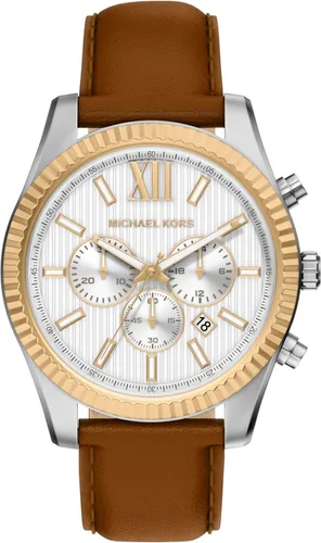 Vista 17 de Michael Kors Lexington - Reloj de pulsera de acero inoxidable para hombre