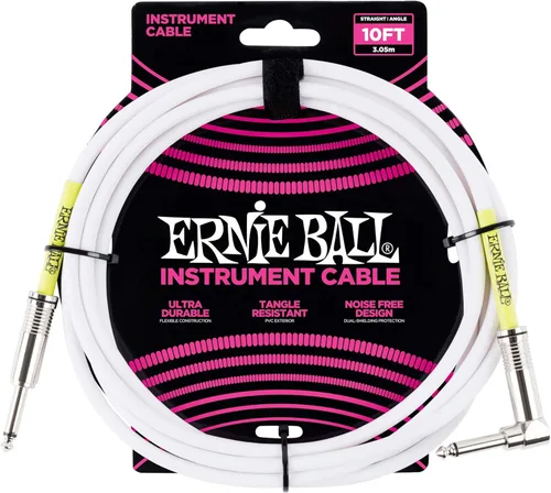 Vista 3 de Ernie Ball - Cable de instrumento, recto/recto, 10 pies, negro (P06048)