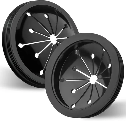 Protector contra salpicaduras para triturador de basura, paquete de 2 deflectores de fregadero de 3 1/8 pulgadas, collar de protección contra