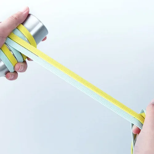 Vista 2 de Cordones Elásticos Broche Sin Amarrar - Color: Verde