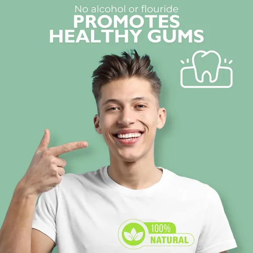 Vista 2 de Elementa Silver Pasta de dientes sin espuma sabor a menta de invierno Gel blanqueador de dientes 5 en 1 de 4 onzas líquidas Formulado por