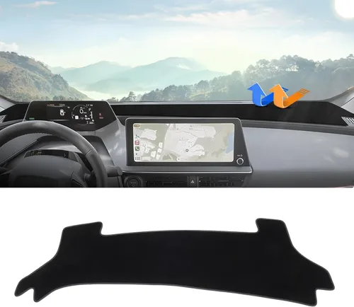 Vista 42 de Autorder Tapete de cubierta de tablero para Dodge Ram 1500 2500 3500 2019-2023 2024 2025 2026 Accesorios Cubierta de salpicadero de franela