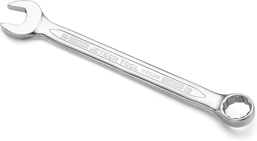 Vista 28 de Jetech Llave combinada de 0.555 pulgadas, grado industrial, acero al cromo vanadio, acabado con chorro de arena, apertura mecanizada de precisión