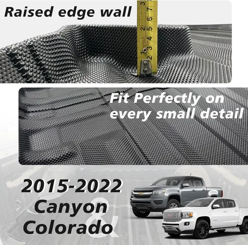Vista 5 de TripleAliners - Tapete para caja de camioneta (de ejes) de 5 pies, encaje perfecto para pick-up de carga, accesorio de protección de vehículo