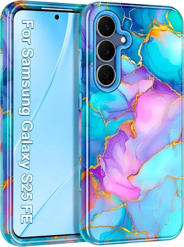 Vista 11 de Hekodonk Funda para Galaxy A17 5G/Galaxy A16 5G, resistente cuerpo completo, protección a prueba de golpes, 3 en 1, híbrida de policarbonato duro