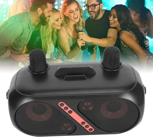 Vista 3 de Altavoz portátil del karaoke, cómodo asa de transporte ABS fácil de usar 5.0 máquina del karaoke para el hogar
