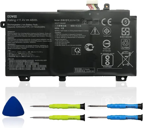 B31N1726 Batería para Asus FX80 FX86 TUF FX504 FX504G FX504GD FX504GE FX504GM FX505 FX505DT FX505DV FX505DU A15 FA506IU A17 FA706II Serie 11.4 V, 48