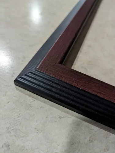 Vista 4 de National Parks Map Push Pin and Domed Stickers USA National Parks Travel Map in mahoganyblack frame. Map size including frame 28 x 19 inches