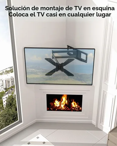 Vista 3 de FORGING MOUNT Soporte de pared para TV de brazo largo con extensión de 48.03 pulgadas para televisores y monitores de 26 a 75 pulgadas, soporte