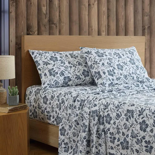Vista 67 de Eddie Bauer - Juego de sábanas individuales XL, sábanas de percal de algodón, sábanas frescas y crujientes, ideales para dormitorio