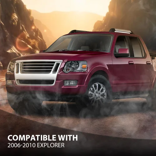 Vista 2 de G-PLUS Luces antiniebla para parachoques delantero, accesorios de lámpara antiniebla compatibles con Ford Explorer 06-10 / Explorer Sport Trac 08-10