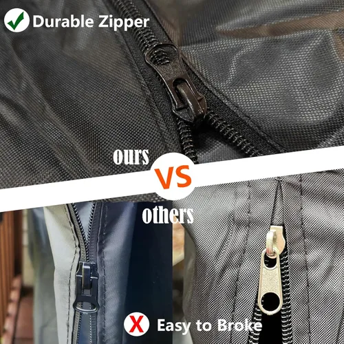 Vista 9 de FLYMEI Funda de columpio para exteriores, cubierta de hamaca de 2 plazas triples para porche, toldo y otros muebles de patio, impermeable