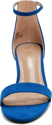 Vista 4 de DREAM PAIRS Sandalias de tacón bajo y ancho bajo para mujer