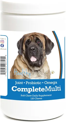 Vista 4 de Healthy Breeds Boxer todo en uno multivitamínico suave masticable 120