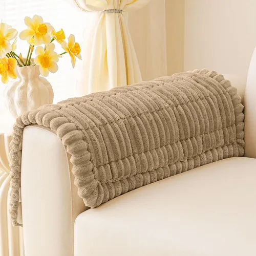 Vista 25 de hyha Funda para sofá de perros, lavable, antideslizante, mullida y apta para mascotas para sofá de 3 cojines, funda gruesa y suave, protector