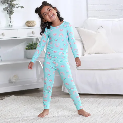 Vista 3 de Gerber Unisex Baby Toddler Buttery Soft 2-Piece Snug Fit Pajamas with Viscose Made from Eucalyptus