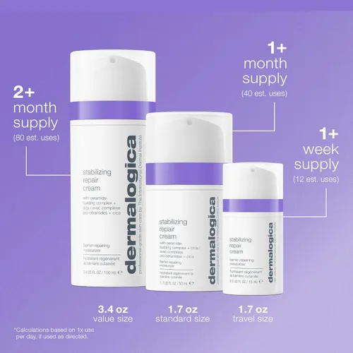 Vista 9 de Dermalogica Stabilizing Repair Cream, Face Moisturizer for Sensitive Skin with Cica - Strengthens, Soothes, and Repairs Skin Barrier
