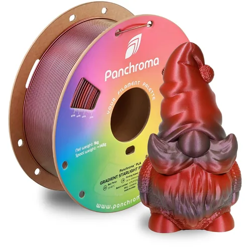 Vista 9 de Polymaker Panchroma - Filamento de impresión 3D Celestial de ácido poliláctico en degradé azul y morado, 0.069 pulgadas (0.069 in), 2.2 lbs, ácido