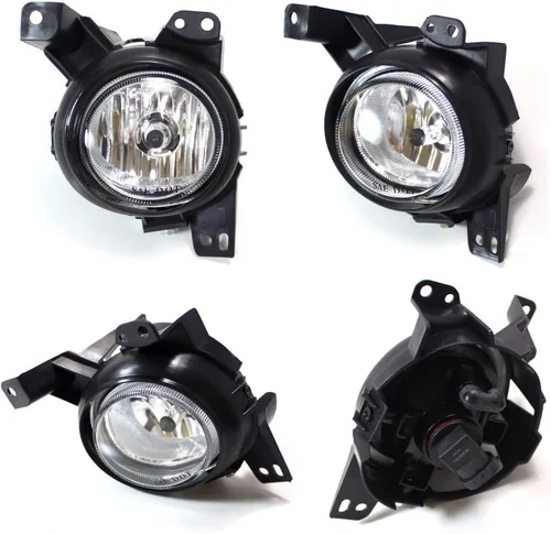 Vista 9 de iJDMTOY juego completo de faros antiniebla con focos halógenos, interruptor cableado de prendido/apagado y cubiertas biseladas para Mazda 6