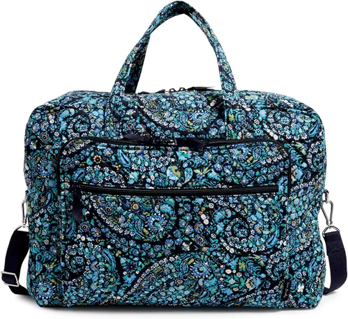 Vera Bradley Bolsa de viaje Grand Weekender de algodón