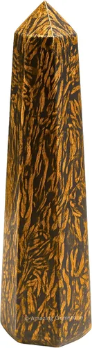 Vista 120 de Amazing Gemstone Torres de cristal de pirita, obelisco de punta de cristal curativo natural para curación de reiki y rejilla de cristal