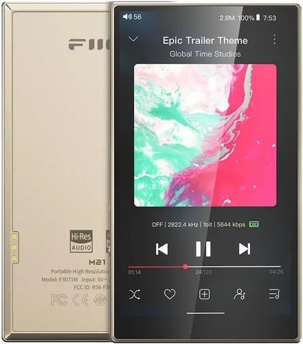Vista 11 de FiiO M21 Android 13 Reproductor de música portátil MP3 Snapdragon 680 4* CS43198 DAC Chips Audio de alta resolución DSD Bluetooth LDAC (negro)
