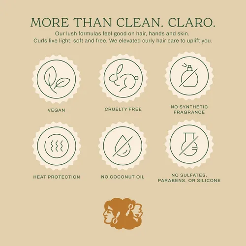 Vista 6 de OCOA Beauty Curl Defining Styling Gel con linaza, mantequilla de mango e hibisco – Fijación media para cabello rizado y ondulado – Control