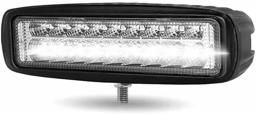 Vista 2 de Trux Accesorios TLED-W4 Universal 6" Rectangular LED Lámpara de Trabajo/Luz con Estroboscópico Ámbar