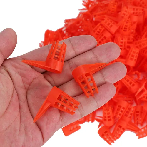 Vista 7 de 250 piezas de apertura de plástico, cubierta protectora de celda de jaula protector de célula reina Bee Queens Suministros de herramientas