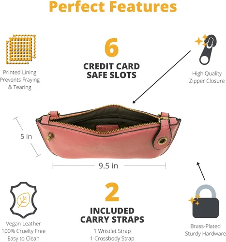 Vista 2 de joy susan Mini cruz para mujer bolso de mano de pulsera