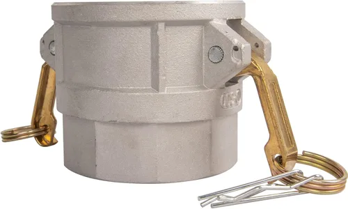 Vista 11 de 2 piezas de accesorios de bloqueo de leva fundida por gravedad de aluminio (parte B de 1 pulgada) de manguera de leva y ranura, acoplador hembra