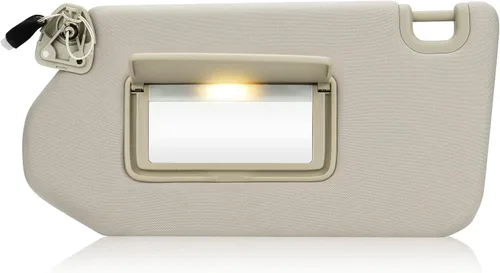 Vista 10 de TadaMark Parasol izquierdo para conductor derecho para Nissan Pathfinder 2013 2014 2015 2016 2017 2018 Infiniti QX60 2014-2017 JX35 2013 Beige