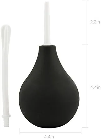 Vista 3 de Douches for Men Women Beauty Molly Anal Douche Superior Medical Materials Douche Enemas Bulbs, 2 en 1 Set