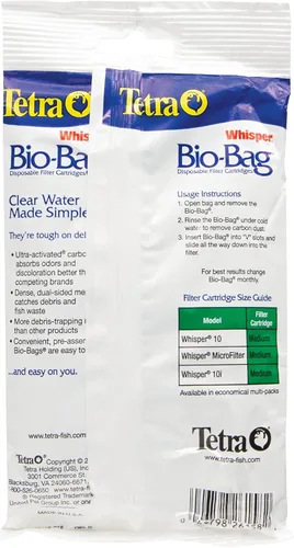 Vista 3 de Tetra 26158 Whisper Bio-Bag cartucho de filtro, mediano, 1 paquete