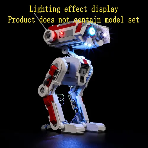 Vista 8 de GEAMENT Kit de luces LED compatible con LEGO BD-1 - Juego de iluminación para modelo de construcción 75335 (juego de modelos no incluidos)