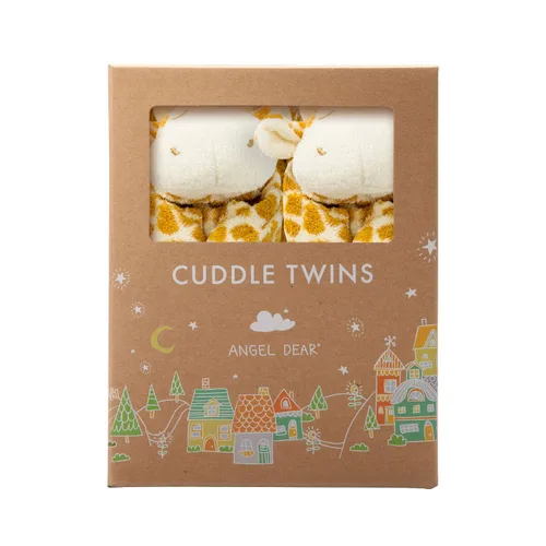 Vista 15 de Set de muñecos para abrazar Angel Dear, Cuddle Twins., Azul Elephant
