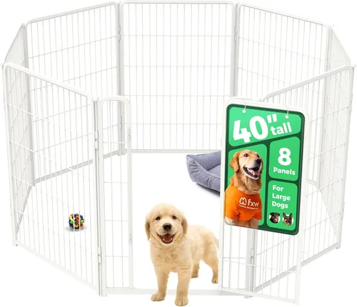 Vista 51 de FXW Homeplus Unleashed Corralito para Perros de Interior - Juego Sin Estrés y Seguro, Resistente de 24 Pulgadas 2 Paneles Corralito para Cachorros