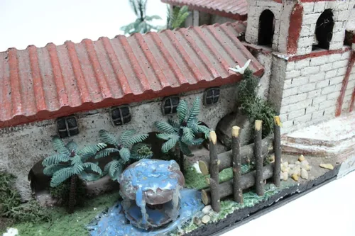 Vista 4 de California Mission Santa Barbara Model Kit – Proyecto escolar de historia de la misión española para niños