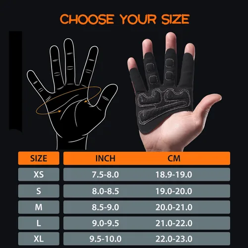 Vista 6 de SueStar Partial Weight Lifting Gloves, 3/4 Finger Workout Gloves for Men Women, Full Palm Protection & Silicone Grip Gym for Weightlifting Exercise