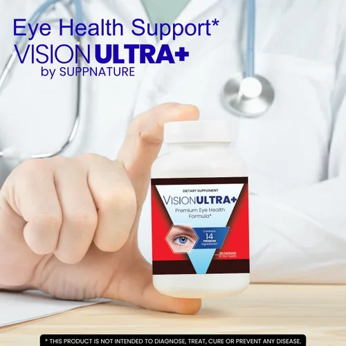 Vista 6 de Paquete de 3 suplementos oficiales de apoyo para la salud ocular VisionUltra+ Premium Blend*, Vision Ultra+ Cápsulas Fórmula de salud ocular