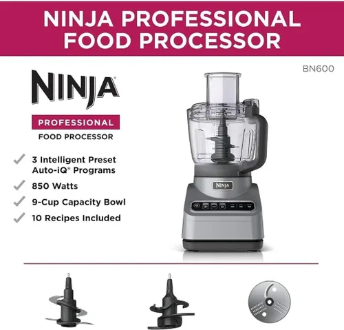 Vista 3 de Ninja BN600 - Procesador de alimentos profesional (Renovado)