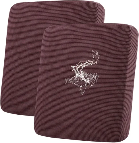 Vista 90 de hyha - Fundas de cojín impermeables para sofá modular, fundas de cojín de sofá en forma de L, tela jacquard gruesa, funda de diván con parte Beige