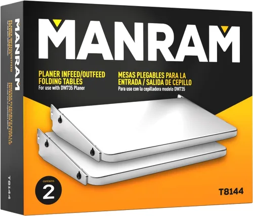 Vista 5 de Mesa plegable cepilladora para cepilladora DEWALT DW735, proporciona soporte adicional de 9 pulgadas en cada lado de la cepilladora DW735