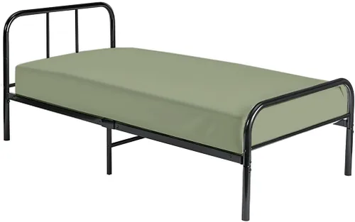 Vista 13 de Sábana bajera ajustable para cuna de 25 x 75 pulgadas, 100% algodón egipcio, 1 sábana inferior de tamaño cuna, perfecta para cama individual