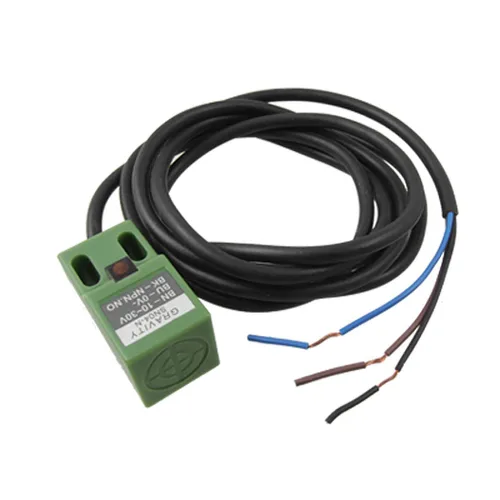 Uxcell SN04-N Sensor de proximidad inductivo NPN de CC con 3 cables de 4 mm, con apagador (10 V-30 V)