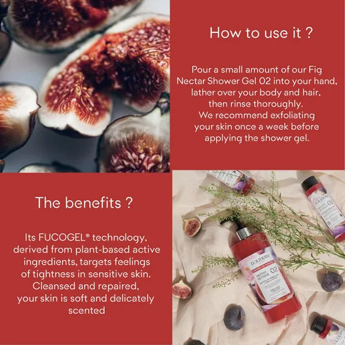 Vista 5 de Paris - Gel de ducha cremoso, 33.8 onzas líquidas (néctar higado)