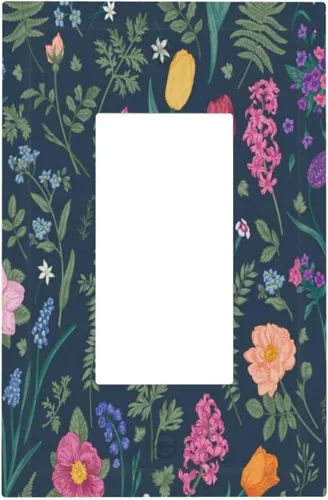 Vista 36 de Placa decorativa para interruptor de luz, diseño bohemio, abstracción, montaña y sol, 2 bandas, 1 palanca, 1 placa de pared dúplex, cubiertas